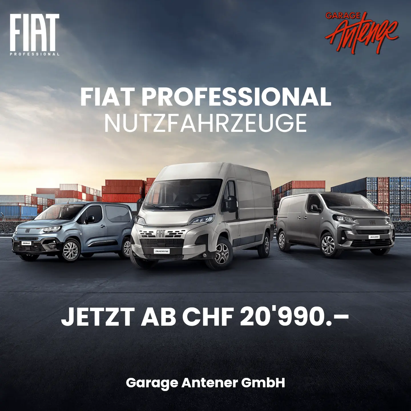 Aktuelle News-Grafik der Garage Antener
